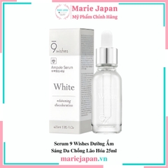 Serum 9 Wishes Miracle White Ampule Dưỡng Ẩm Sáng Da Mịn Màng Hàn Quốc 25ml