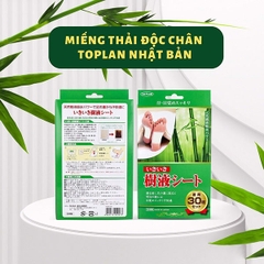 Miếng Dán Thải Độc Chân Toplan Nhật Bản - 30 miếng