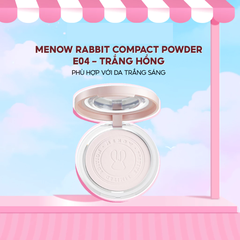 [MUA 1 TẶNG 1] Phấn Phủ Nén MENOW Rabbit Compact Powder Kiềm Dầu Chống Nước Che Phủ Hoàn Hảo 8.5g