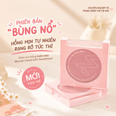 Phấn Má Hồng MENOW Mịn Lì Lâu Trôi Cloud Soft Sweetheart Monochrome Blush 4.5g