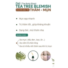 Gel Chấm Mụn The Body Shop Tinh Dầu Tràm Trà Tea Tree Targeted 2.5ml