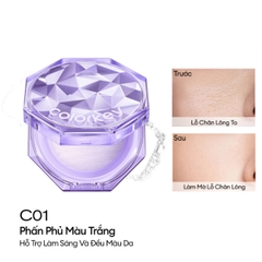 Phấn Phủ Colorkey Lasting Naturally Kiềm Dầu Siêu Mịn Giúp Lớp Trang Điểm Tự Nhiên Hộp 8g