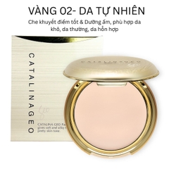 Phấn Phủ Catalina Geo Sempre /Catalina Happy & Please Pact Siêu Mịn Kiềm Dầu  Khô Thoáng Tự Nhiên Hàn Quốc 22g