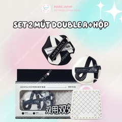 Set Bông Mút Trang Điểm Amortals Powder Puff Mềm Mại Đàn Hồi Nền Mịn Siêu Tốt