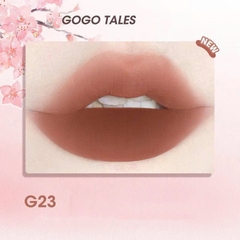 Son Kem Bùn Gogo Tales After Glow Mềm Mịn Lâu Trôi Không Dính Cốc Thin Mud Gauze Lip Glaze GT476