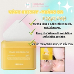Toner Pad Mediheal Sạch Sâu Dưỡng Ẩm Sáng Da Hàn Quốc Hộp 170ml