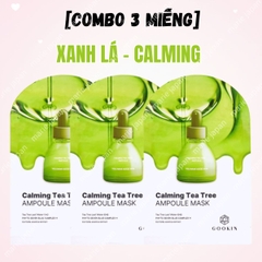 [COMBO 3 MIẾNG] Mặt Nạ Gookin Ampoule Mask Cấp Ẩm Dưỡng Sáng Phục Hồi Căng Bóng Da Hàn Quốc