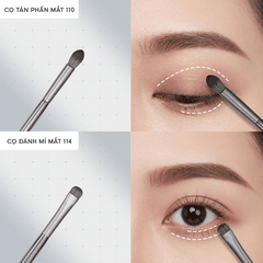 Cọ Trang Điểm Glorie Makeup Chuyên Nghiệp Lông Siêu Mềm Bám Phấn Professional Brush