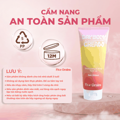 [MUA 2 TẶNG 1] Kem Dưỡng Boby Five Grains Niacinamide Nâng Tone Sáng Da Cấp Ẩm Day & Night - TẶNG GĂNG TAY NÂU THOA KEM