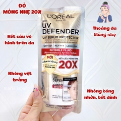 Kem Chống Nắng Loreal Paris Mỏng Nhẹ Thoáng Da UV Defender SPF 50+ PA ++++
