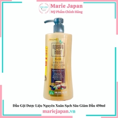 Dầu Gội Dược Liệu Nguyên Xuân Giúp Dưỡng Tóc Bồng Bềnh Phục Hồi Hư Tổn 450ml