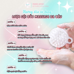 Lược Gội Đầu Massage Da Đầu Silicon Giảm Bết Giảm Rụng Kích Mọc Tóc Hiệu Quả