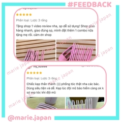 Kẹp Phồng Chân Tóc Tạo Mái Bay Siêu Hot Lược 3 Răng Mái Tóc Dày Dặn Tự Nhiên Phong Cách Hàn Quốc