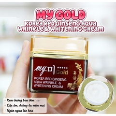 Kem Dưỡng My Gold Korea Red Ginseng - WHITE CREAM NGÀY Hũ 50ml