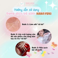 Dung Dịch Vệ Sinh Phụ Nữ Hanayuki Làm Sạch Khử Mùi Vùng Kín Soft & Silk 150ml