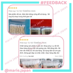 Tăm Bông Thân Gỗ Tự Nhiên Đa Năng Tiện Lợi An Toàn Vệ Sinh