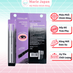 Mascara Focallure Cao Cấp Siêu Dài Cong Mi, Bền Lì Lengthening Lifting BK01 7,3g