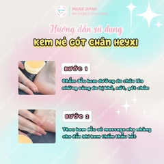 Kem Nẻ Gót Chân Heyxi Giảm Khô Ráp Mềm Mịn Da Chân Anti Crack Cream Hũ 20g