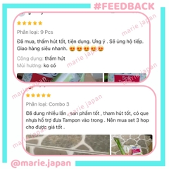 Băng Vệ Sinh Unicharm Sofy Soft Tampon Siêu Thấm Khô Thoáng Nhật Bản Hộp 9 Ống