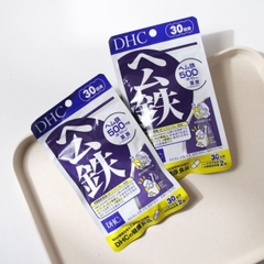 Viên Uống DHC Heme Iron Bổ Sung Sắt Tăng Sức Đề Kháng Nhật Bản Gói 30 Ngày