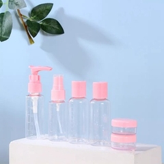Bộ Chiết Mỹ Phẩm Du Lịch Tiện Lợi Kèm Túi Zip Siêu Xinh