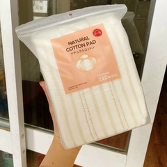 Bông Tẩy Trang NATURAL Cotton Pad 3 Lớp Bịch 222 Miếng