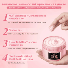 Tẩy Tế Bào Chết Body COLORKEY Dưỡng Sáng Da Mịn Màng, Rosé Crush Perfumed Brightening Body Scrub 200g