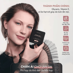 Phấn Nước Catrice Giữu Nền Bền Lì 24h, Dành Cho Mọi Loại Da Invisible Cover Cushion Foundation Hộp 10g
