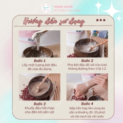 Bột Đậu Đỏ Mizuki Nguyên Chất Ủ Trắng Sáng Da Tẩy Da Chết Se Khít Lỗ Chân Lông
