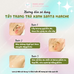Tẩy Trang Trà Xanh Santa Marche Deep Cleansing Da Dầu Mụn Nhật - 400ML