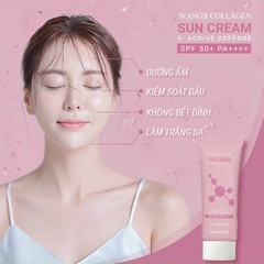Kem Chống Nắng Wangji Collagen 3 Active Defense Tuýp 50ml