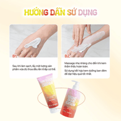 [MUA 2 TẶNG 1] Kem Dưỡng Boby Five Grains Niacinamide Nâng Tone Sáng Da Cấp Ẩm Day & Night - TẶNG GĂNG TAY NÂU THOA KEM