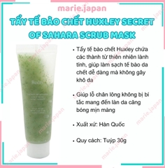 Tẩy TBC Huxley Secret Of Sahara Scrub Mask Tuýp 30g