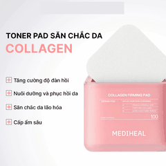 Toner Pad Mediheal Sạch Sâu Dưỡng Ẩm Sáng Da Hàn Quốc Hộp 100 Miếng