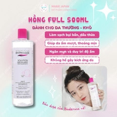 Nước Tẩy Trang Byphasse Solution Micellaire - HỒNG MINI Chai 100ml