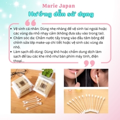 Tăm Bông Thân Gỗ Tự Nhiên Đa Năng Tiện Lợi An Toàn Vệ Sinh