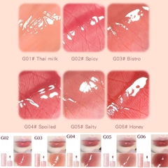 Son Bóng Dưỡng Môi Gogo Tales Pink Glaze Essence – Căng Bóng Môi, Mỏng Nhẹ Tự Nhiên, Dưỡng Ẩm Toàn Diện
