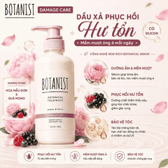 Combo 2 Món Set Gội Xả BOTANIST Damage Care NẮP BE Chai 460ml