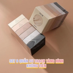 Set 6 Quần Lót Nữ Su Thạch Không Lộ Viền Cotton Tàng Hình Mềm Mịn Thoáng Khí