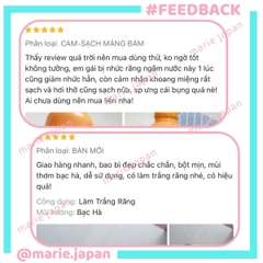 Combo 2 Món 1 Bột Tẩy Trắng Răng Eucryl 50g + 1 Nước Súc Miệng Propolinse Cam 600ml