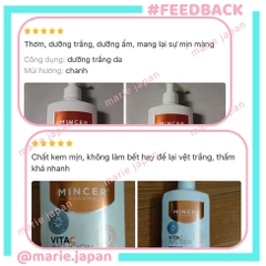 Dưỡng Thể Mincer Pharma Vita C Infusion Dưỡng Trắng Chống Lão Hóa Ẩm Mịn Da Body Lotion Ba Lan Chai 250ml