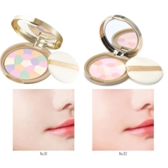 Phấn Phủ Đa Sắc Canmake Marshmallow Finish Powder Abloom Nâng Tông Kiềm Dầu Chỉnh Sắc Tố Da Nhật Bản 4g