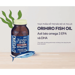 Dầu Cá Omega 3 Orihiro Nhật Bản 180 Viên
