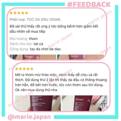 Tẩy Tế Bào Chết Da Đầu Cocoon Bồ Kết Sạch Sâu Giảm Gàu Bã Nhờn  Gleditsia Scalp Scrub Tuýp 200ml