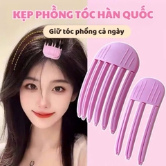 Kẹp Phồng Chân Tóc Tạo Mái Bay Siêu Hot Lược 3 Răng Mái Tóc Dày Dặn Tự Nhiên Phong Cách Hàn Quốc