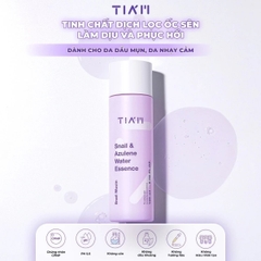 Tinh Chất Ốc Sên TIAM Snail & Azulene Water Essence Cấp Ẩm Phục Hồi Da Dịu Nhẹ Hàn Quốc 180ml