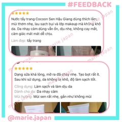 Combo Cocoon 2 Món 1 Nước Tẩy Trang Sen Hậu Giang 500ml +  1 Sửa Rửa Mặt Sen Hậu Giang 310ml