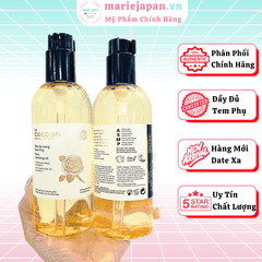 Dầu Tẩy Trang Hoa Hồng Cocoon Rose Cleansing Oil Sạch Sâu Dưỡng Ẩm Dịu Nhẹ 310ml
