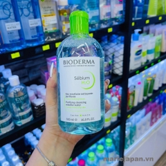 Nước Tẩy Trang Bioderma Sebium H2O - HỒNG DA NHẠY CẢM Chai 500ml