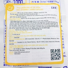Viên Uống DHC Bổ Sung Vitamin C Gói 30, 60, 90 Ngày Nhật Bản